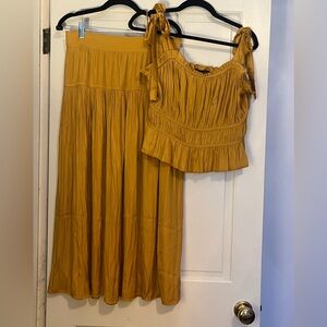 2 Piece Rachel Zoe Maxi Skirt and Top Set (M) EUC